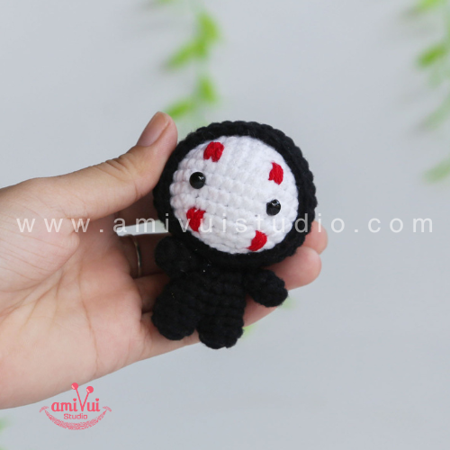 How to crochet No Face Kaonashi Amigurumi – Free Pattern