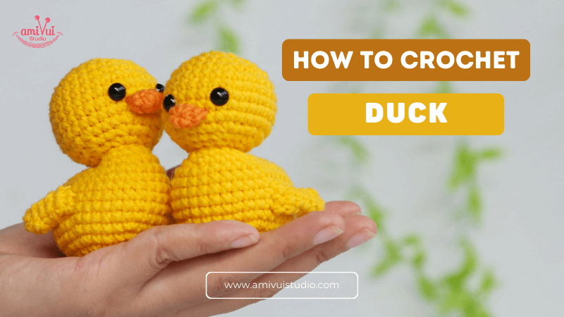 Amigurumi Duck Keychain Free Crochet Tutorial