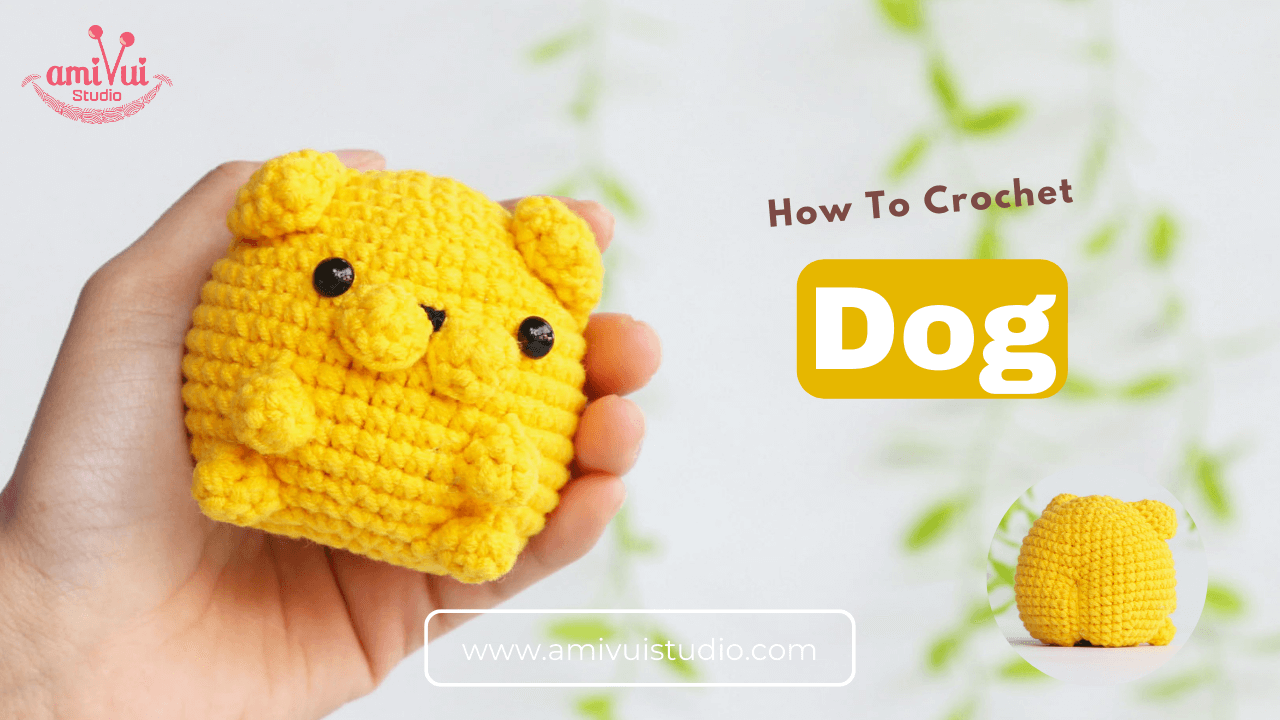 Puppy dog amigurumi free crochet tutorial