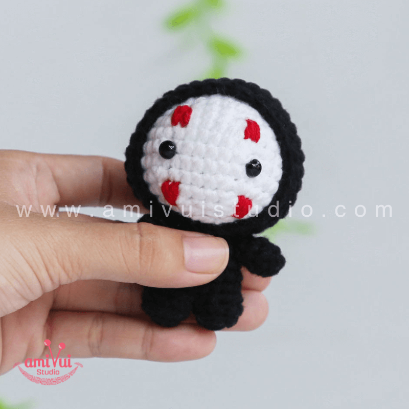 Hướng dẫn cách làm Vô Diện Kaonoshi bằng len - Chart móc miễn phí Amivui Studio