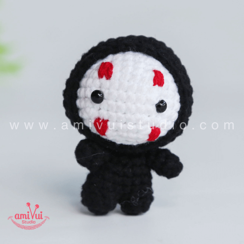 Hướng dẫn cách làm Vô Diện Kaonoshi bằng len - Chart móc miễn phí Amivui Studio