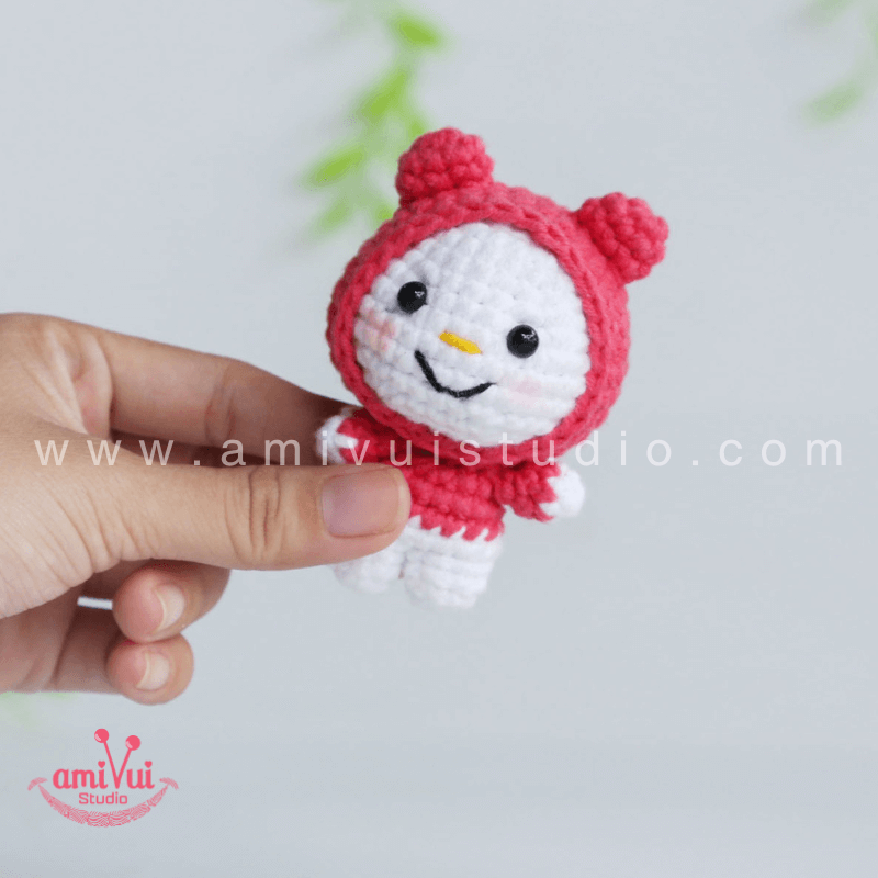Hướng dẫn cách làm nhân vật Sanrio My Melody bằng len - Chart móc miễn phí Amivui Studio