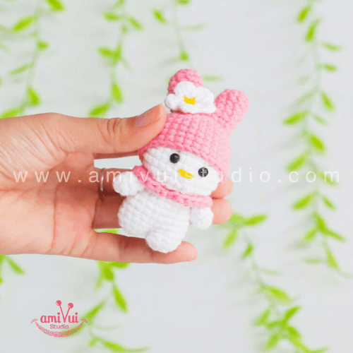 My Melody amigurumi crochet free pattern
