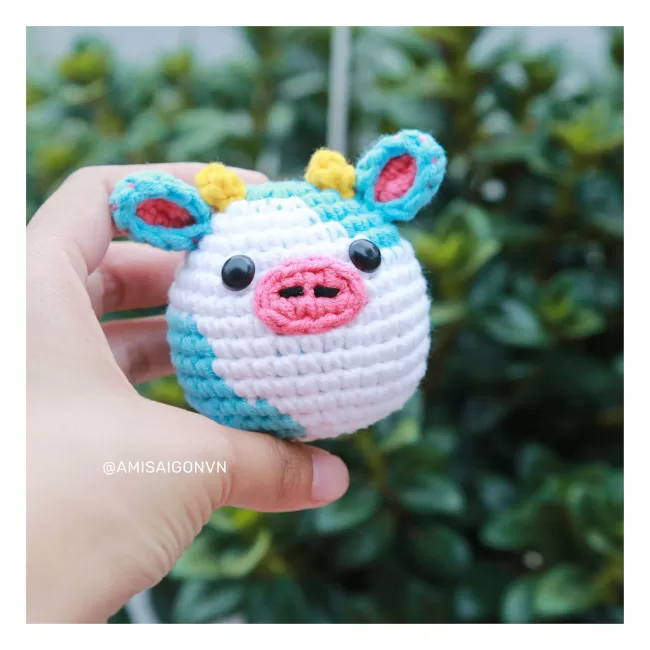 Cow Amigurumi | Crochet Pattern | Amigurumi Tutorial PDF in English | AmiSaigon