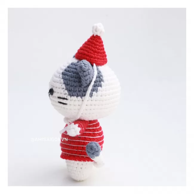 Christmas Cat V2 Amigurumi | Crochet Pattern | Amigurumi Tutorial PDF in English | AmiSaigon