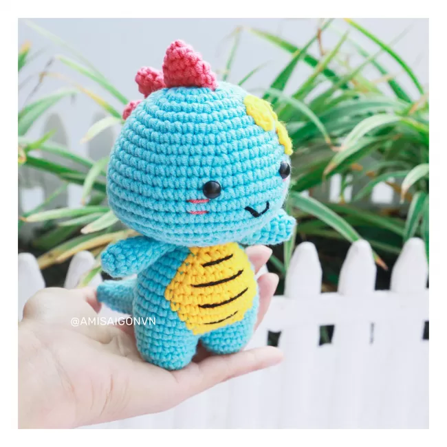 Dinosaur 2 Amigurumi | Crochet Pattern | Amigurumi Tutorial PDF in English | AmiSaigon