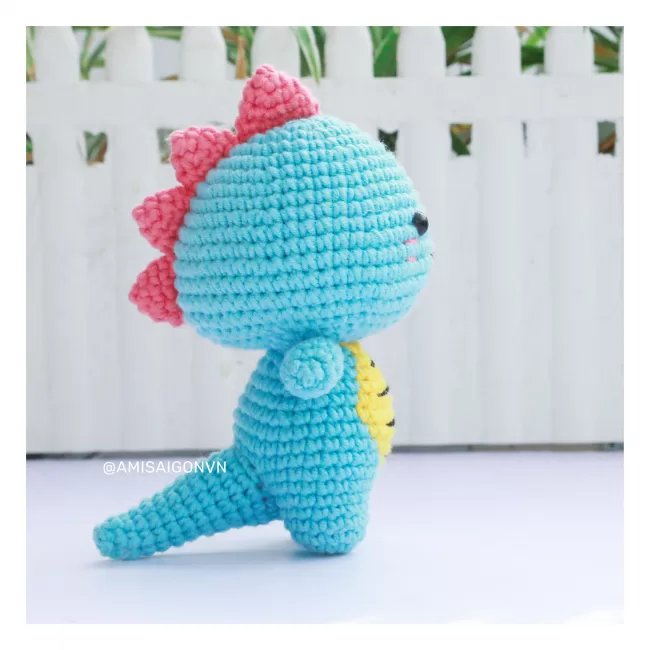 Dinosaur 2 Amigurumi | Crochet Pattern | Amigurumi Tutorial PDF in English | AmiSaigon